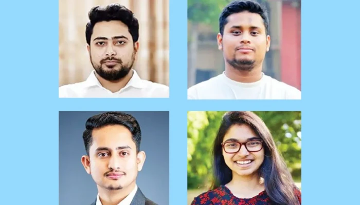 ​গানম্যান পেলেন এনসিপির নাহিদ-হাসনাত-সারজিস-জারা