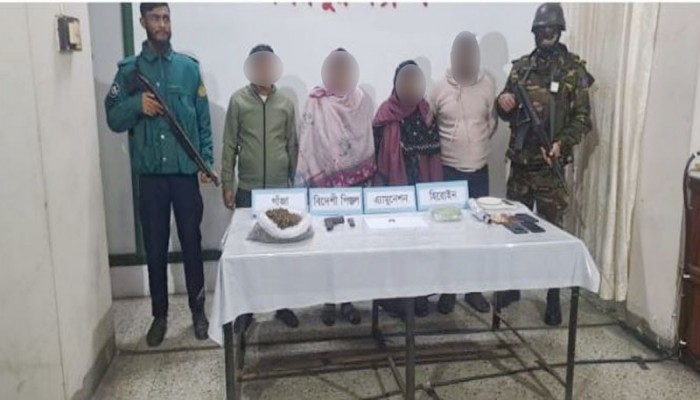 ​মিরপুরে যৌথ বাহিনীর বড় সাফল্য অস্ত্র ও বিপুল মাদকসহ ‘মাদক সম্রাজ্ঞী’ শাহজাদী গ্রেপ্তার।