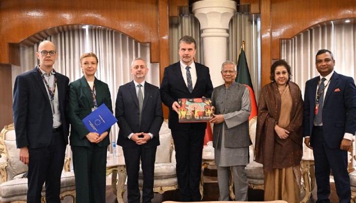 প্রধান উপদেষ্টার সঙ্গে ইইউর প্রধান নির্বাচন পর্যবেক্ষকের বৈঠক