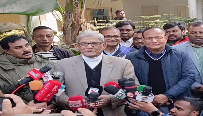 আমরা ভারতের কাছ থেকে পানির হিস্যা আদায় করবো  ঠাকুরগাঁওয়ে মির্জা ফখরুল ইসলাম আলমগীর