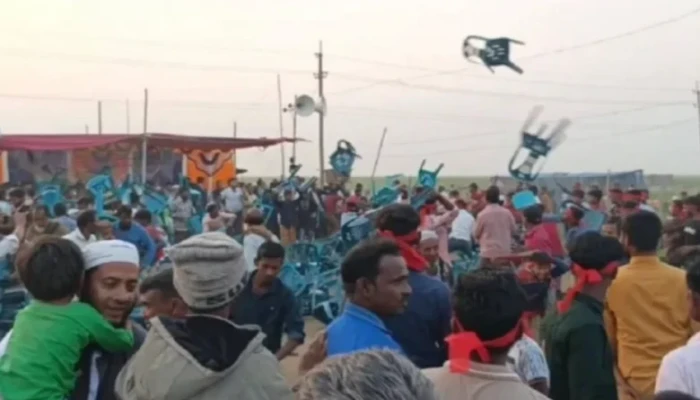 ​অষ্টগ্রামে বিএনপির জনসভায় চেয়ার বসানো নিয়ে সংঘর্ষ