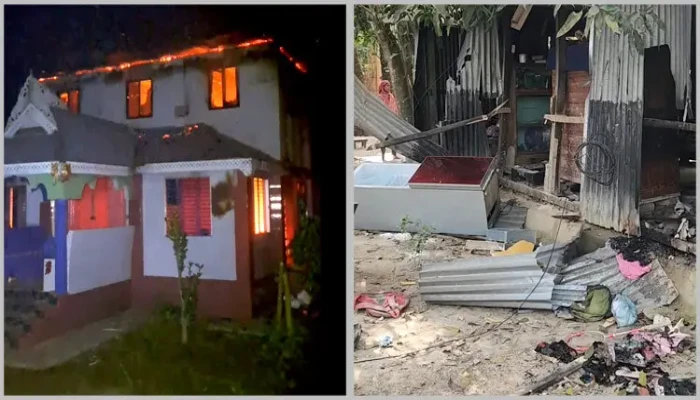 ​বিএনপিতে যোগদানের পর আ’লীগ নেতার বাড়িঘরে অগ্নিসংযোগ-লুটপাট