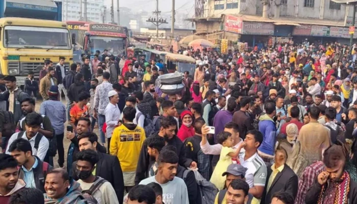 নবীনগর–চন্দ্রা মহাসড়ক অবরোধ