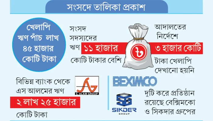 শীর্ষ ২০ খেলাপি কোম্পানির ১১টিই এস আলমের