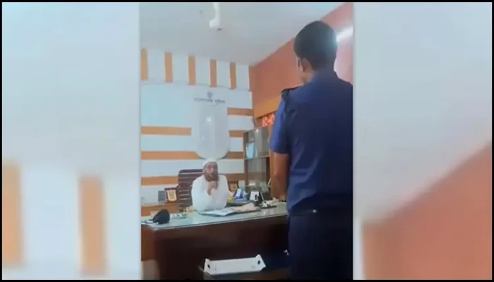 ​ওসির চেয়ারে বসে এমপি বললেন ‘এতে চেয়ার পচে যায়নি’