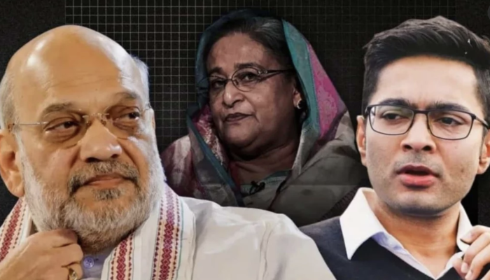 ​শেখ হাসিনা ভারতে অনুপ্রবেশকারী নাকি শরণার্থী: অমিত শাহকে প্রশ্ন মমতার ভাতিজার