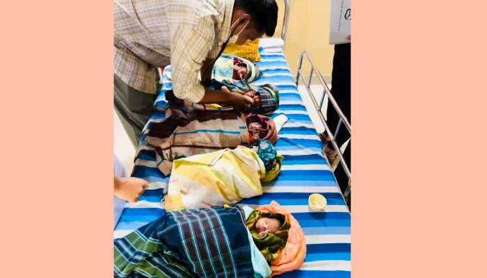 ​কাপাসিয়ায় একসঙ্গে ৫ সন্তানের জন্ম, সুস্থ আছে সবাই