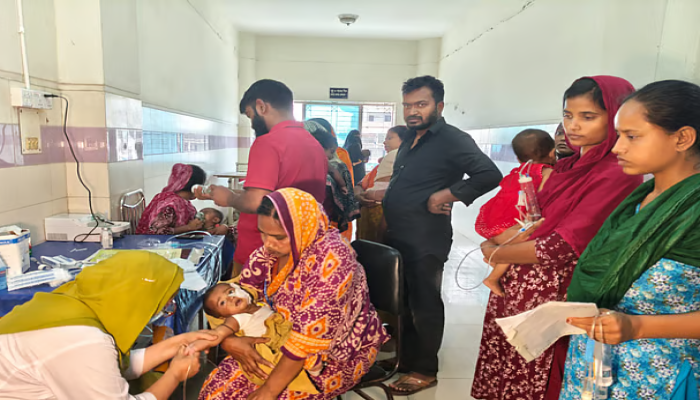 ময়মনসিংহে হামের লক্ষণ নিয়ে আরও ৩৩ শিশু হাসপাতালে ভর্তি