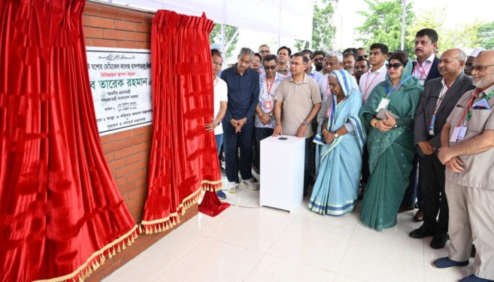 যশোর মেডিকেল কলেজ হাসপাতালের ভিত্তিপ্রস্তর উন্মোচন করলেন প্রধানমন্ত্রী