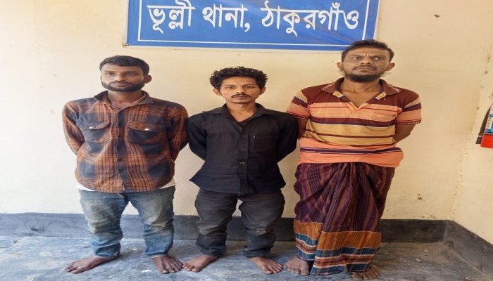 ঠাকুরগাঁওয়ে ভোর রাতের অভিযানে ৩৩ পিস ইয়াবাসহ তিন মাদক কারবারি গ্রেফতার