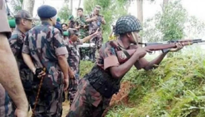 ​সিলেট সীমান্তে বিএসএফের গুলি, পাল্টা জবাব বিজিবির