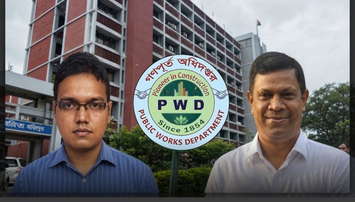গণপূর্তের ১২০ কোটি টাকার প্রকল্পে অ’নিয়মের ও দুনীতির অ’ভিযোগ, প্রশ্নের মুখে দুই প্রকৌশলী