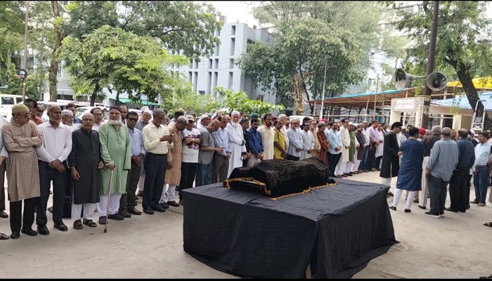 জাতীয় প্রেসক্লাবে কবি ও সাংবাদিক আল মুজাহিদীর তৃতীয় জানাজা অনুষ্ঠিত