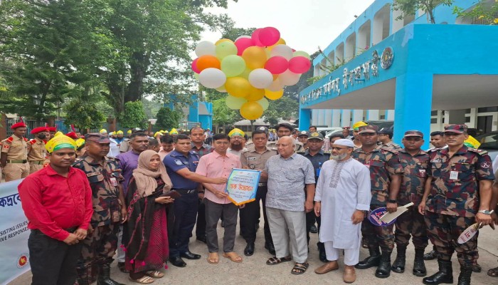 নীলফামারিতে মাদকবিরোধী র‍্যালি অনুষ্ঠিত
