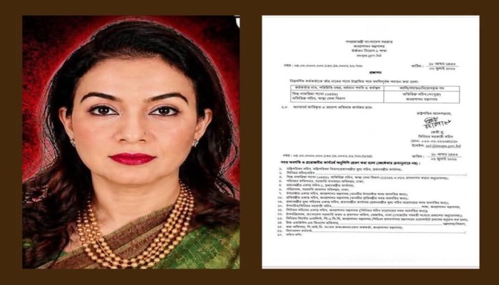 ডলারে কমিশন নেয়া অতিরিক্ত সচিব জনপ্রশাসন মন্ত্রনালয়ে সংযুক্ত করা হয়েছে।
