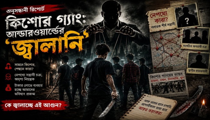 কিশোর গ্যাং: আন্ডারওয়ার্ল্ডের জ্বালানি।