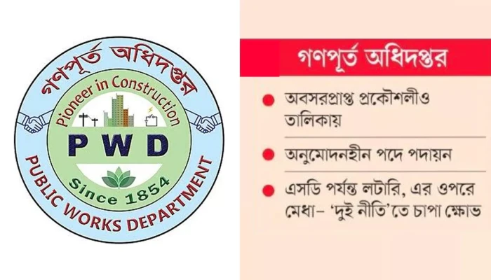 ফ্যাসিস্ট এবং গুপ্তদের পুনর্বাসন  নামে  লটারির  গণপূর্ত অধিদপ্তরের  ?