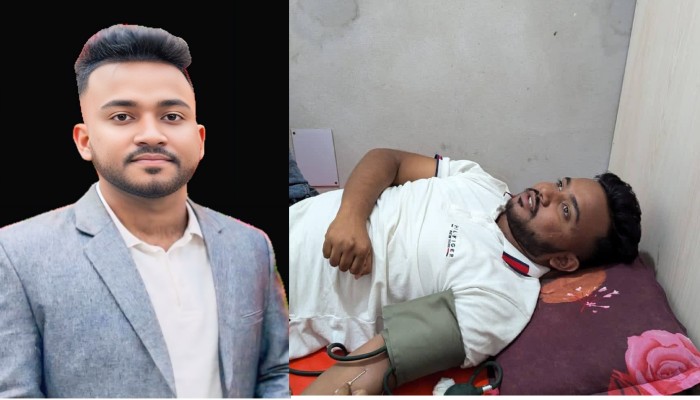 ​মানবতার টানে ১৮তমবার রক্তদান করলেন ছাত্রদল নেতা মেহেদী হাসান মারুফ