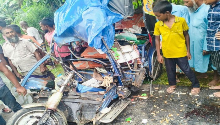 ঠাকুরগাঁওয়ে সড়ক দুর্ঘটনায় নিহত ২, আহত ৫