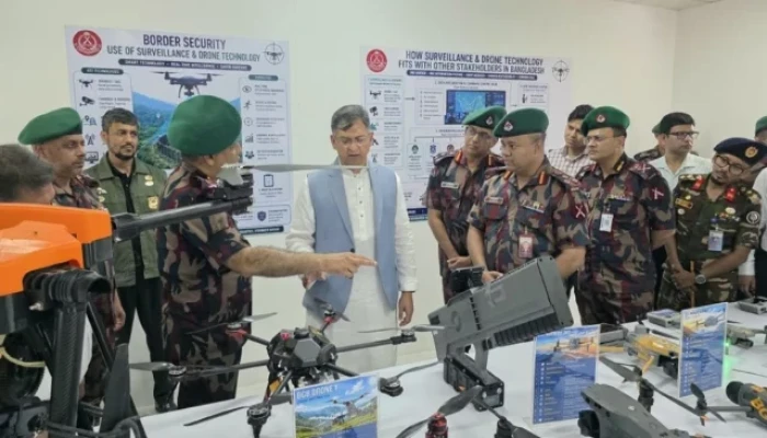 সীমান্ত নিরাপত্তা বাড়াতে সিলেটে উদ্বোধন হলো ‘ড্রোন ওয়ারফেয়ার’ স্কুল