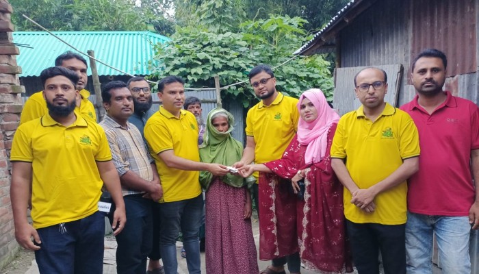 অসহায় পরিবারের পাশে দাঁড়ালো নিসচা