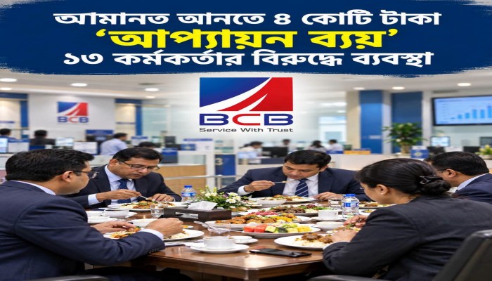 বাংলাদেশ কমার্স ব্যাংকে আমানত সংগ্রহের নামে ৪ কোটি টাকা ‘আপ্যায়ন ব্যয়’ দেখিয়ে আত্মসাতের অভিযোগ উঠেছে।