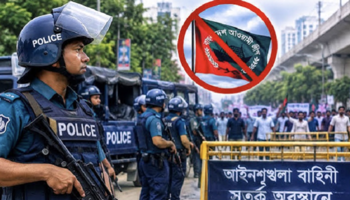 নিষিদ্ধ আ.লীগের মিছিল ঠেকাতে ব্যর্থ হলে দায় নিতে হবে ওসি-ডিসিকে