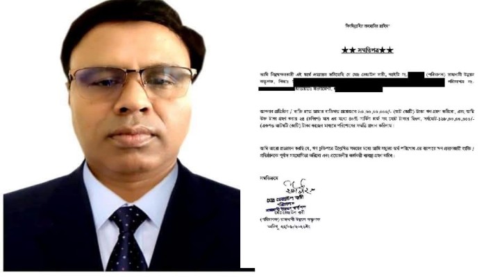 রাজউকের পরিচালক ও উপসচিব রেজাউল বারীকে নিয়ে ৬০ কোটি টাকা ঋণ এবং ২৪ মাসে সার্ভিস চার্জসহ ১৬৮ কোটি টাকা পরিশোধের একটি চুক্তির অভিযোগ উঠেছে।