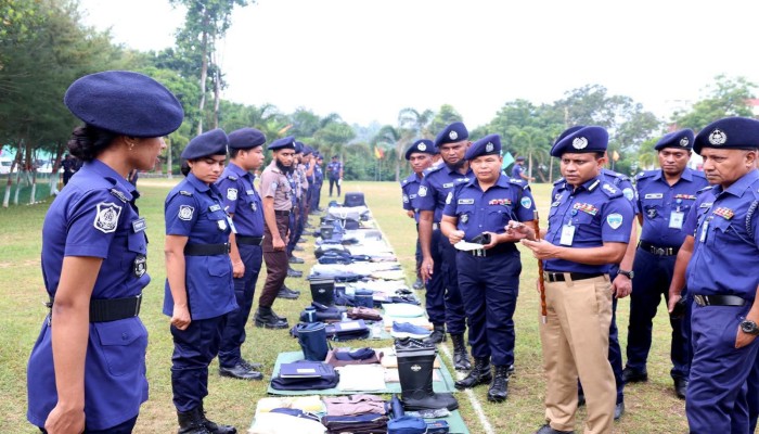 শৃঙ্খলা, পেশাদারিত্ব ও জননিরাপত্তা নিশ্চিত করতে পুলিশ সদস্যদের প্রতি পুলিশ সুপারের আহ্বান