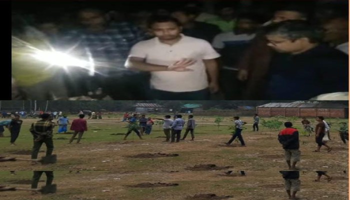 ডিমলায় খেলার মাঠ দখল করলেন বিএনপি নেতা, উচ্ছেদ করলেন প্রশাসন, ছাত্রজনতা ও জনসাধারণ